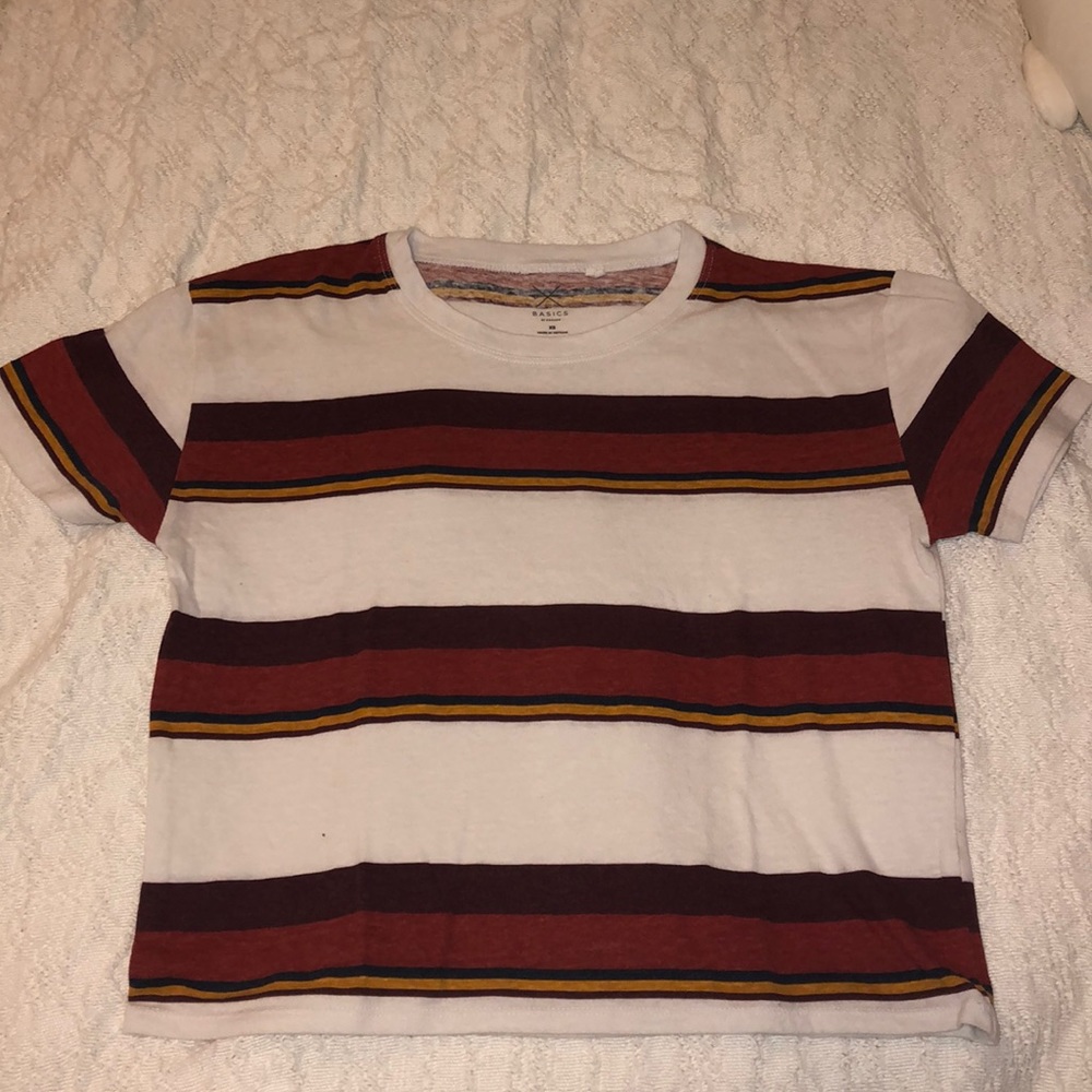 pacsun basics striped shirt